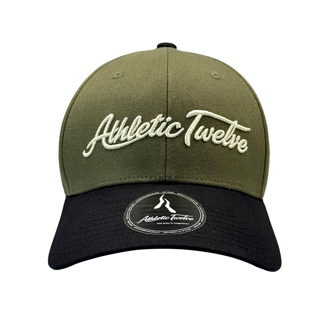 Athletic Twelve baseball cap · Green-black