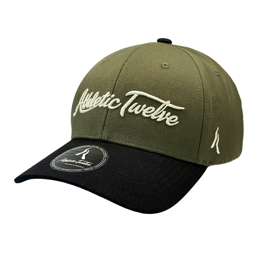Athletic Twelve baseball cap · Green-black