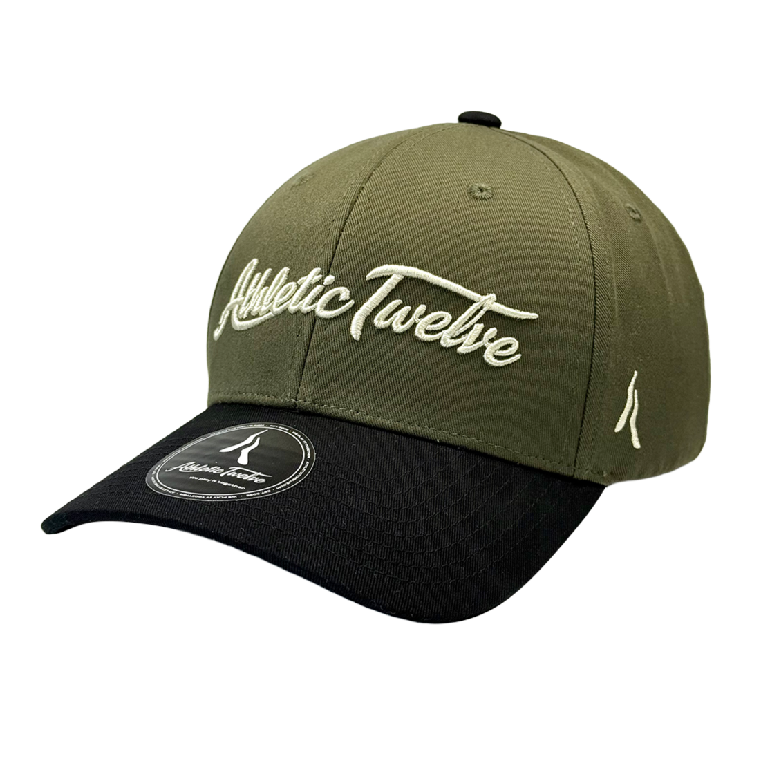 Athletic Twelve baseball cap · Green-black