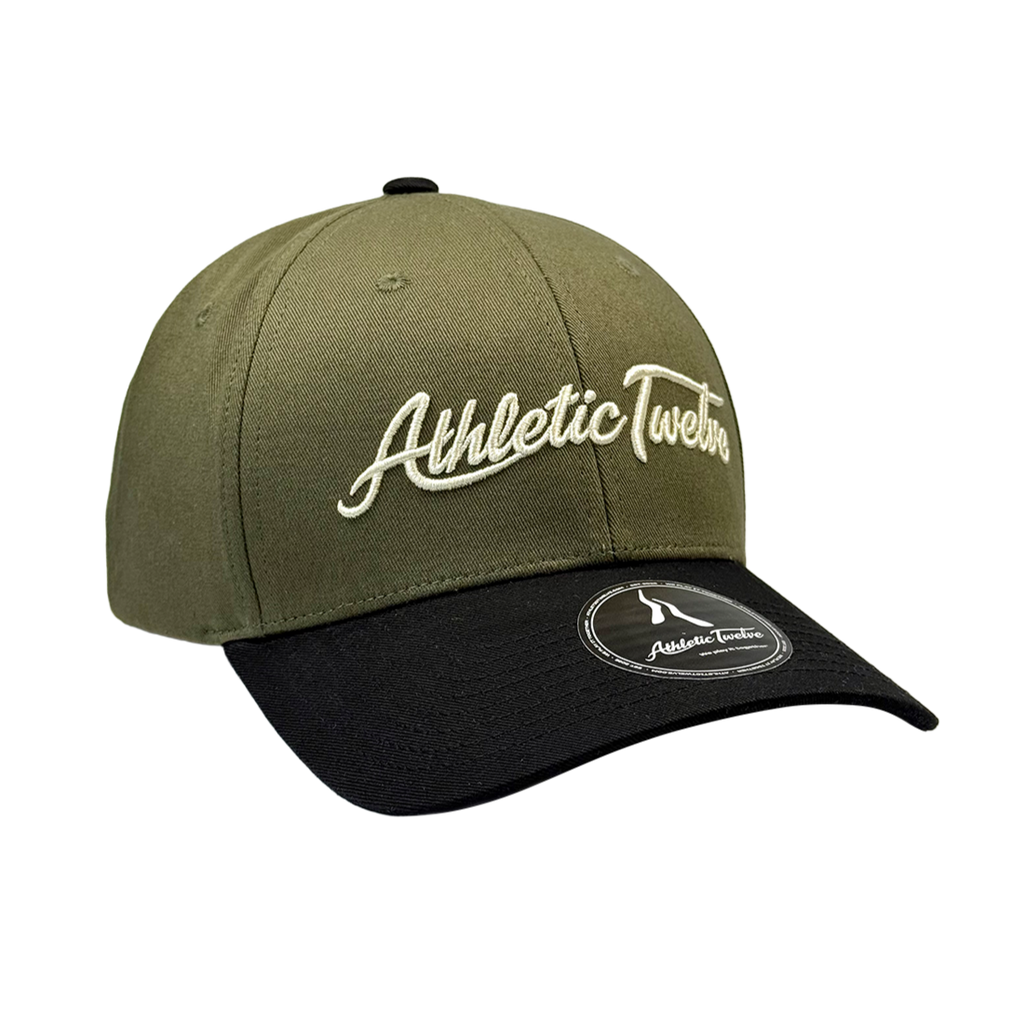 Athletic Twelve baseball cap · Green-black