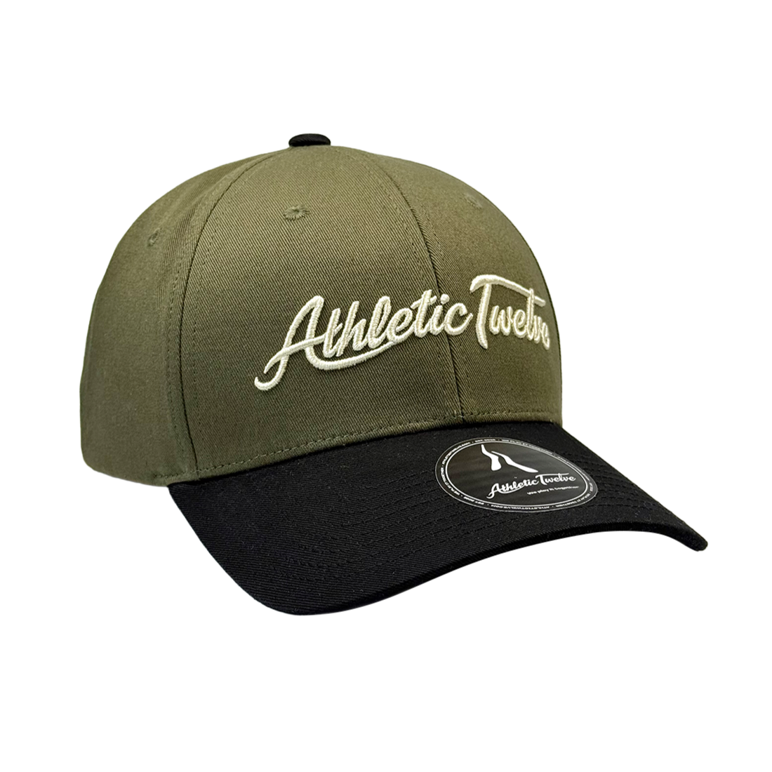 Athletic Twelve baseball cap · Green-black